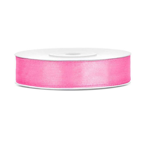 Picture of SATIN RIBBON PINK 12MM PER METRE